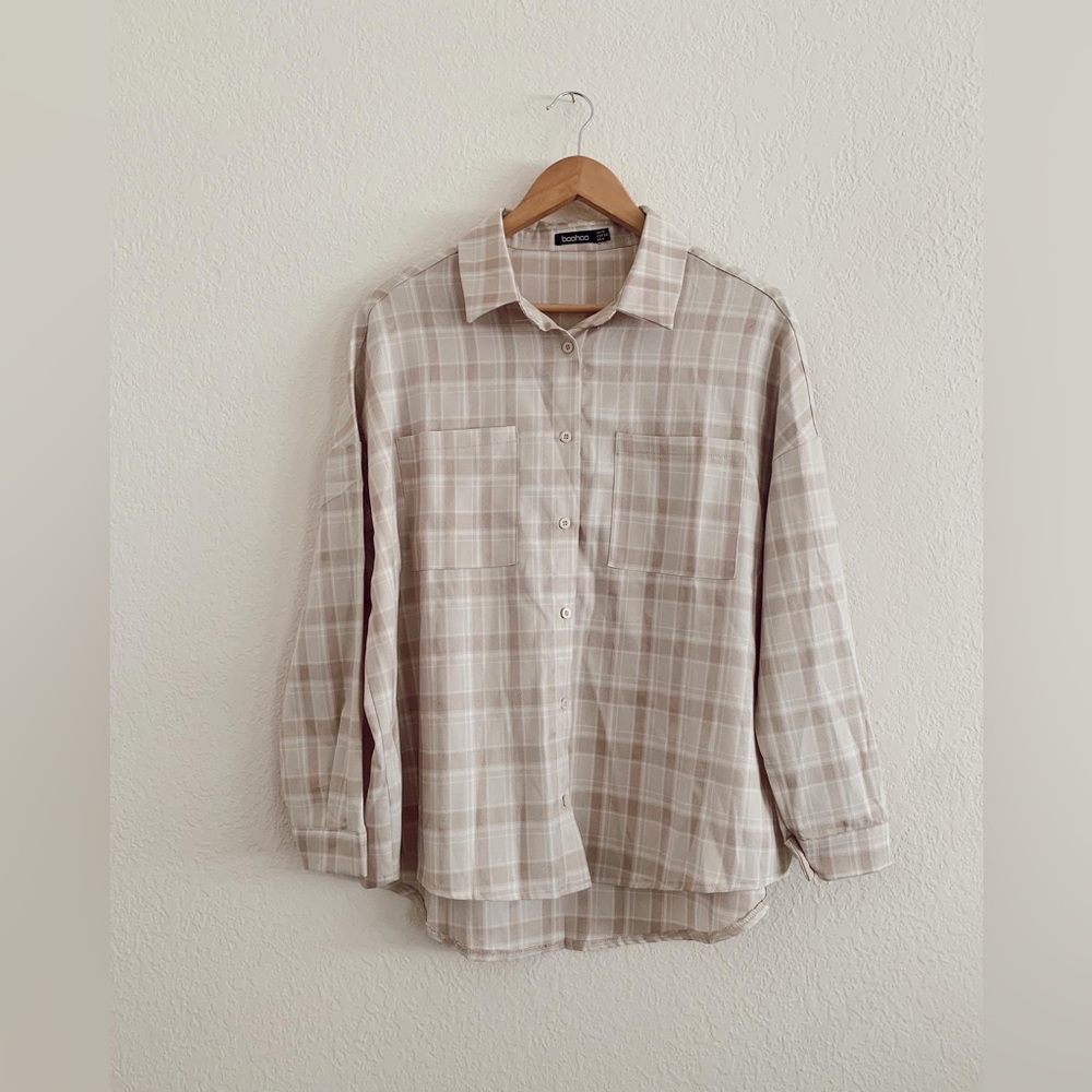 womens boohoo flannel
